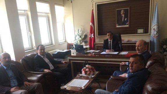 Türk Eğitim Sen Ordu şube başkanı Ömer OKUMUŞ Bey, Mehmet Mustafa DOĞRU  müdürlüğümüzü ziyarette bulundular.