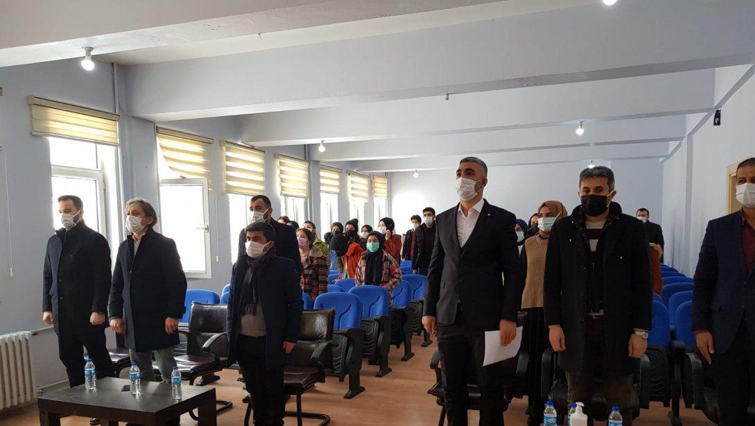 12 Mart İstiklal Marşı'nın Kabulü'nün 100. Yılı ve Mehmet Akif Ersoy'u Anma Töreni İlçe Programı Gerçekleştirildi