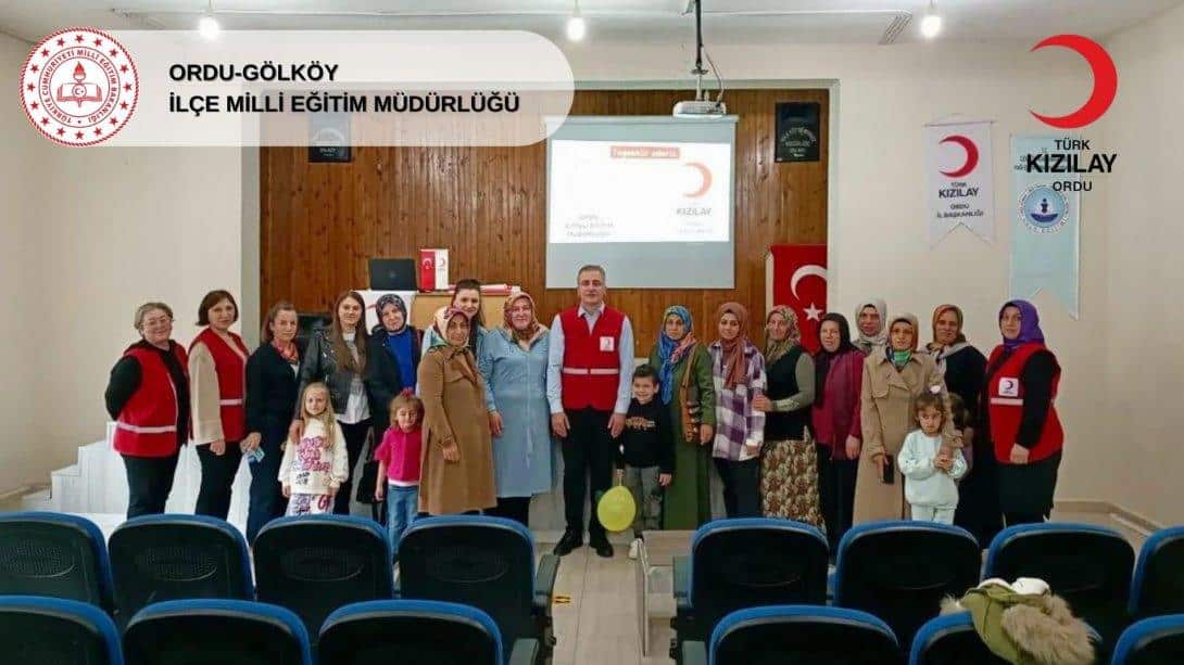  Türk Kızılay Derneği Fatsa Şube Başkanı Sayın Adil Keskin tarafından  ''Aile Eğitimi Semineri'' gerçekleştirildi. 