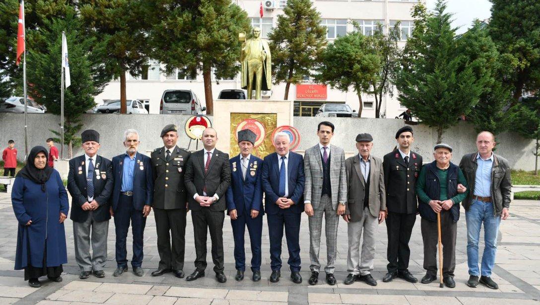 19 EYLÜL GAZİLER GÜNÜ VESİLESİYLE ÇELEK SUNMA TÖRENİ GERÇEKLEŞTİRİLDİ