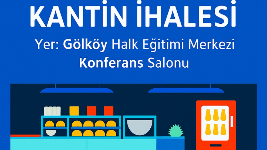 Gölköy Fen Lisesi Kantin İhalesi