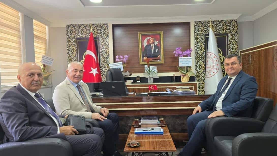 Eğitim Müfettişleri başkanı Temel ŞENER ve Eğitim Müfettişi Ömür ACET'in Ziyareti