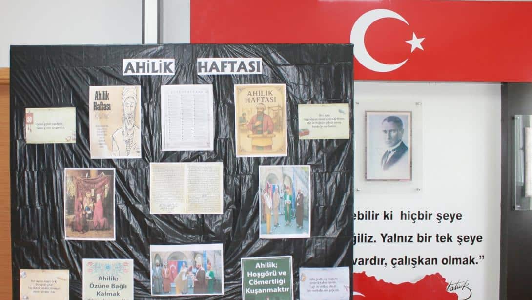 Gölköy Şehit Yaşar Biçer Mesleki ve Teknik Anadolu Lisesinde Ahilik Haftası Programı Düzenlendi